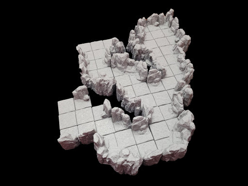 MAGNETIC Dungeon Tiles - Dragon's Rest Cavern Kit - 1.5" Scale - Perfect for your cave adventure! - Modular Terrain