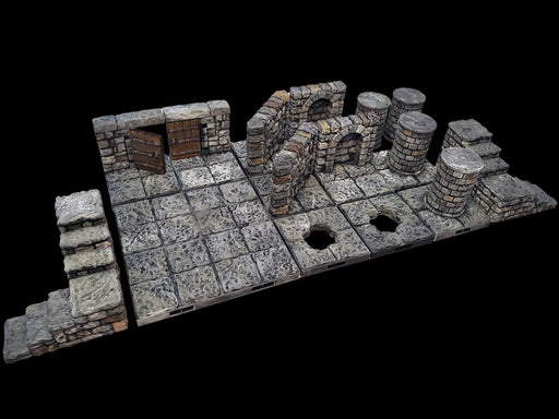 Magnetic Dungeon Tiles Expansion 4 | Dungeon Theme | Fat Dragon Games | Tabletop Terrain | Dungeons And Dragons, D&D, Pathfinder