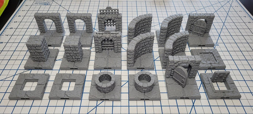 Magnetic Dungeon Tiles Expansions Set 3 | Fat Dragon Games | Tabletop Terrain | Dungeons And Dragons Painted Tabletop Pathfinder Terrain