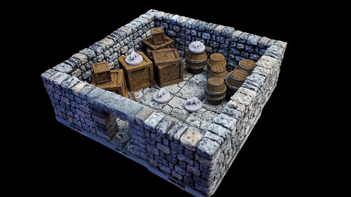 Dungeon Terrain Kit - The Storage Room - Complete sets of Minis and Tiles! Fat Dragon Games | TTRPG | Dungeons And Dragons, D&D, Pathfinder