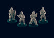 4 Town Guard Pack - EC3D | DnD | Soldier | Villager | Human | Male | Female | 32mm | Pathfinder | commoner | TTRPG | Wargaming