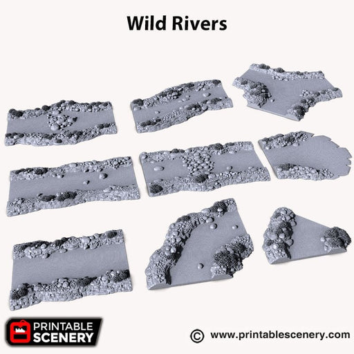 Wild Rivers - Shadowfey Wilds, DnD 5E, Pathfinder 2E 15mm, 28mm, 32mm, wargaming terrain, warhammer, scatter scenery, D&D bolt action
