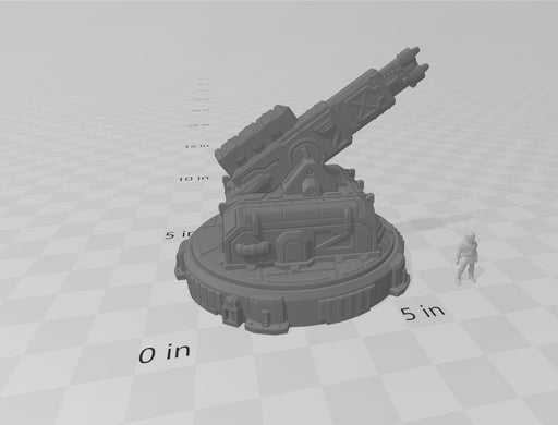 Coil Gun - Ignis Quadrant - EC3D, Infinity, Legion, Sci-fi, Scifi, Cyberpunk, tabletop terrain, Scatter Scenery | 32mm,