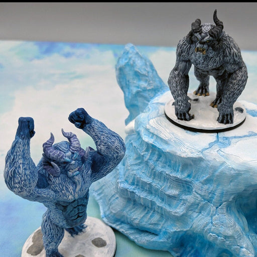 Yeti - DND mini - EC3D Wintertide, Winter Miniature | Elephant | Animal | Cold | 32mm | Snow | Arctic | Pathfinder | Large Monster | Wendigo