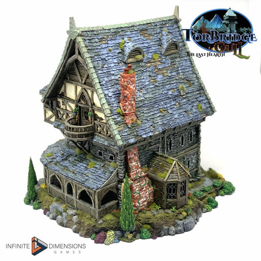 The Widow's Manor Model Building set - Dnd, Wargaming, Model Train | Village | House | Medieval | Fantasy | D&D | 28mm | 32mm | Pathfinder
