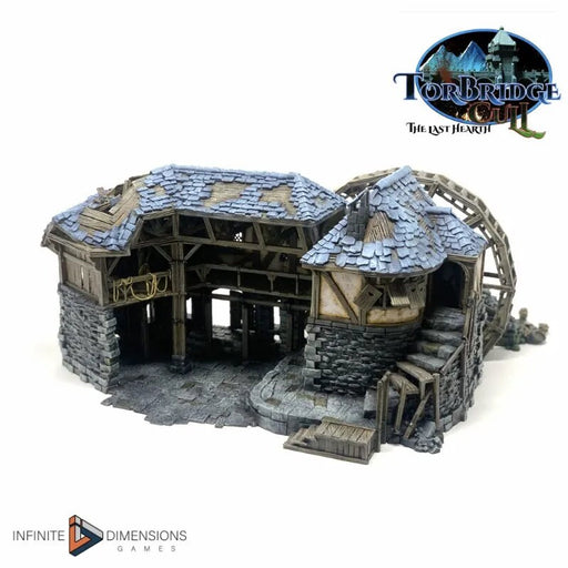 The Lumbermill Model Building set - Dnd, Wargaming, Model Train | Village | Town | Medieval | Fantasy | D&D | Terrain | Forest | Pathfinder