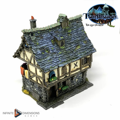 Milat's Townhouse Model Building set - Dnd, Wargaming, Model Train | Village | House | Medieval | Fantasy | D&D | 28mm | 32mm | Pathfinder