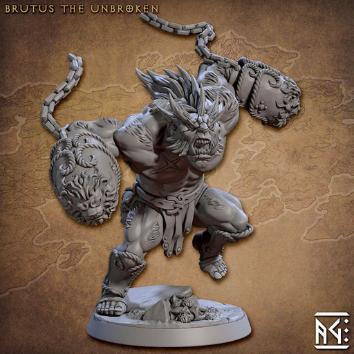 Greatgoblin Barbarian Mini - Artisan Guild, DnD | Male | Fighter, Barbarian, Hobgoblin, Pathfinder | Orc | Wargaming | Goblin | Melee