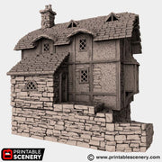 Winterdale Water Mill – Printable Scenery 3D printed tabletop terrain