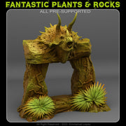 Jurassic Portal – Fantastic Plants & Rocks 3D printed scatter terrain