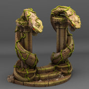 Snake God Portal – Fantastic Plants & Rocks 3D printed scatter terrain