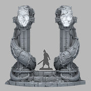 Snake God Portal – Fantastic Plants & Rocks 3D printed scatter terrain