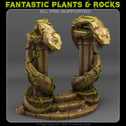 Snake God Portal – Fantastic Plants & Rocks 3D printed scatter terrain