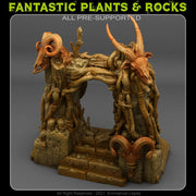 Witch Portal – Fantastic Plants & Rocks 3D printed scatter terrain