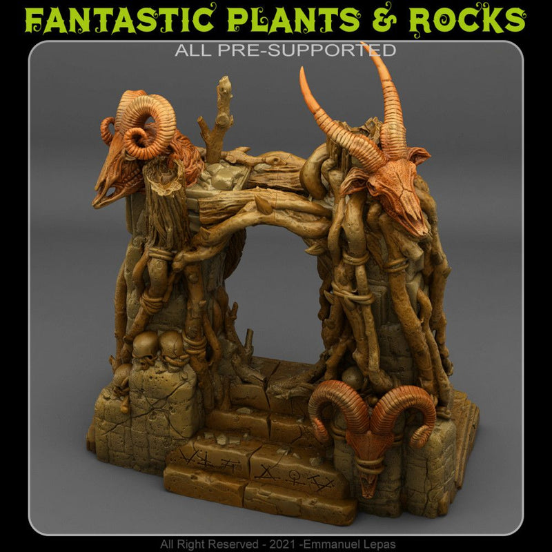 Witch Portal – Fantastic Plants & Rocks 3D printed scatter terrain