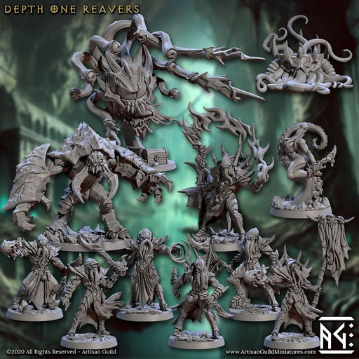 Depth One Reavers Complete Set – Artisan Guild 3D printed tabletop miniature