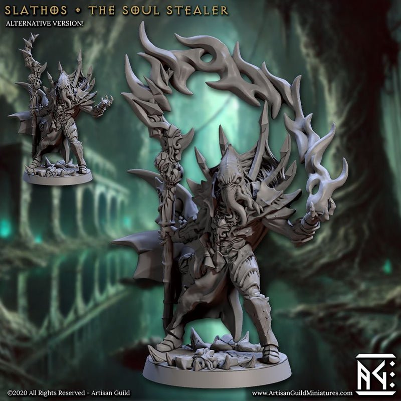 Slathos the Soul Stealer – Artisan Guild 3D printed tabletop miniature