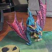 Mounted Drakenmir on Bloodhunter Bat – Artisan Guild 3D printed tabletop miniature