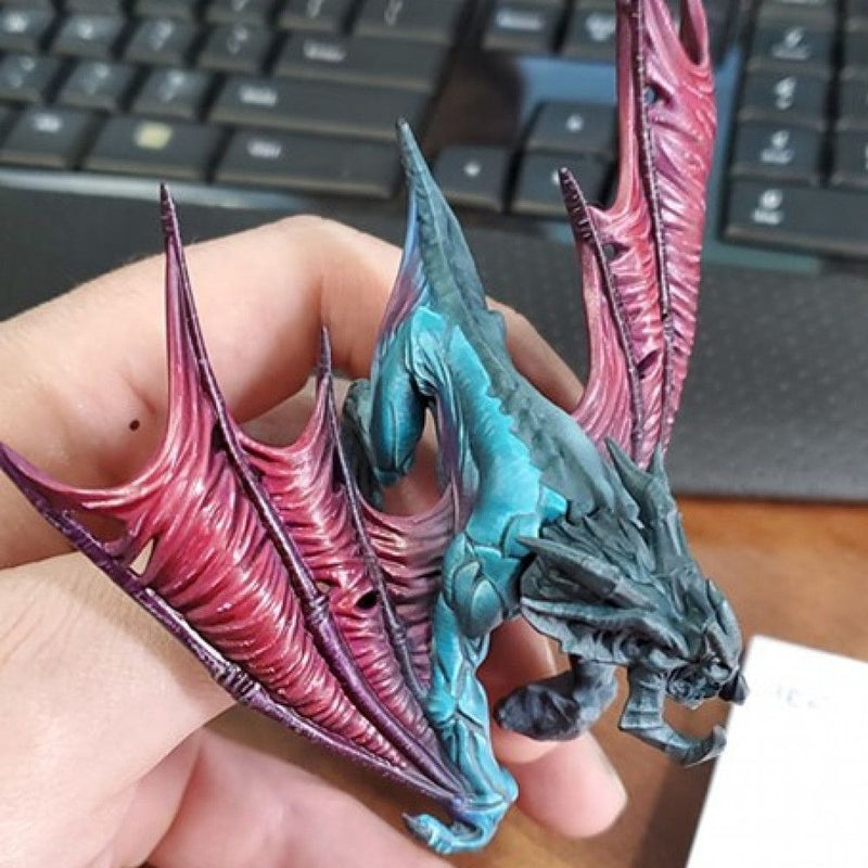 Mounted Drakenmir on Bloodhunter Bat – Artisan Guild 3D printed tabletop miniature