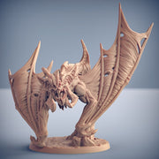Mounted Drakenmir on Bloodhunter Bat – Artisan Guild 3D printed tabletop miniature