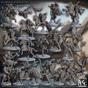 Fighters Guild Complete Set – Artisan Guild 3D printed tabletop miniature