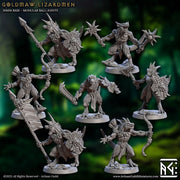 Goldmaw Lizardmen Complete Set – Artisan Guild 3D printed tabletop miniature