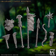 Goldmaw Lizardmen Complete Set – Artisan Guild 3D printed tabletop miniature