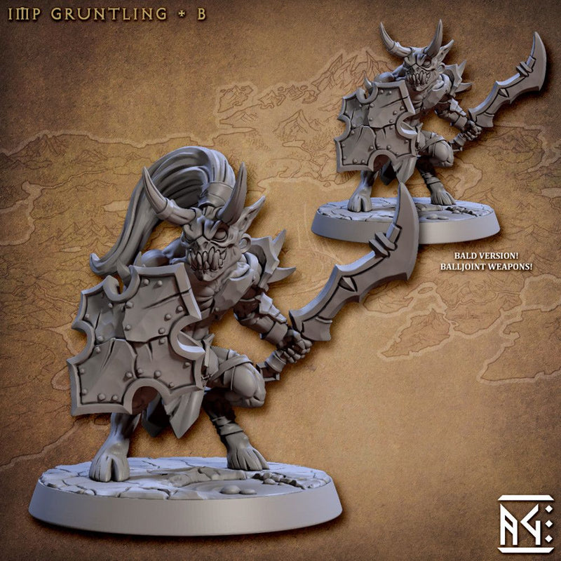 Abyss Gruntling B – Artisan Guild 3D printed tabletop miniature