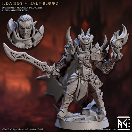 Ildamos Half Blood – Artisan Guild 3D printed tabletop miniature