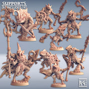 8 Sahuagin Death Tide Mini Set – Artisan Guild 3D printed tabletop miniature