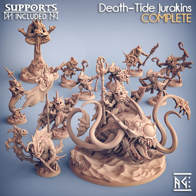Death Tide Jurakins Complete Set – Artisan Guild 3D printed tabletop miniature