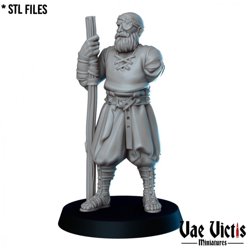 The Veteran – Vae Victis 3D printed tabletop miniature