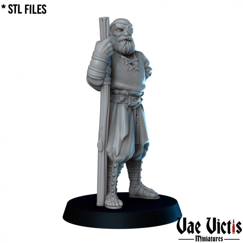 The Veteran – Vae Victis 3D printed tabletop miniature