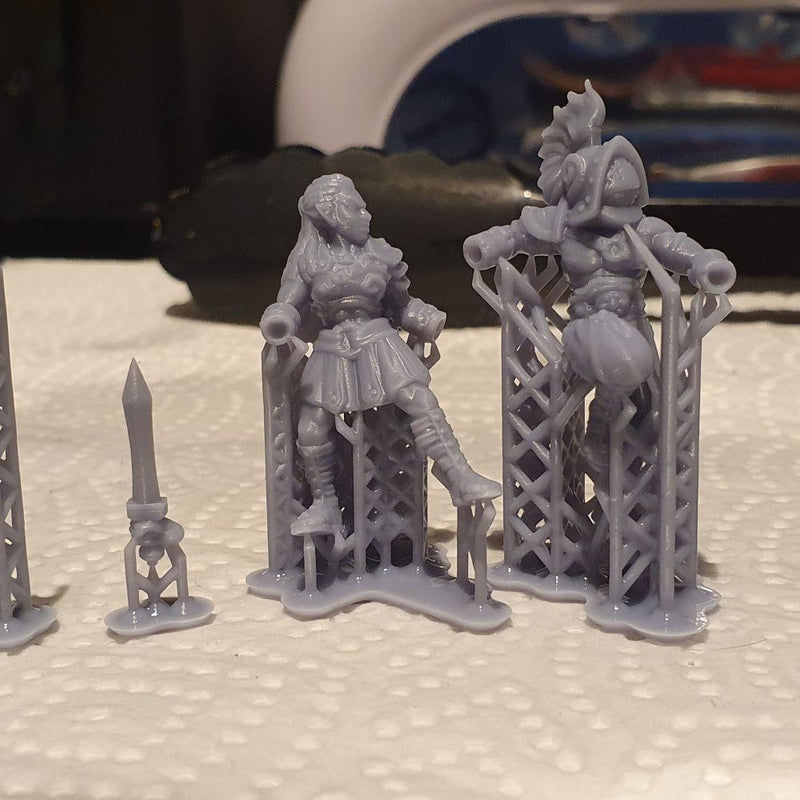 Elf Gladiatrix – Vae Victis 3D printed tabletop miniature