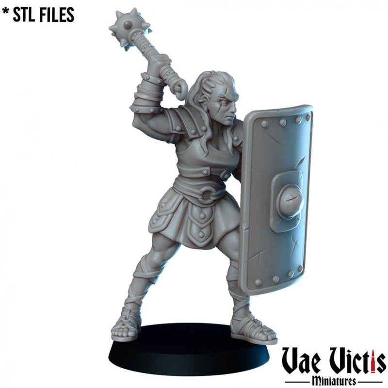 Goliath Gladiatrix – Vae Victis 3D printed tabletop miniature