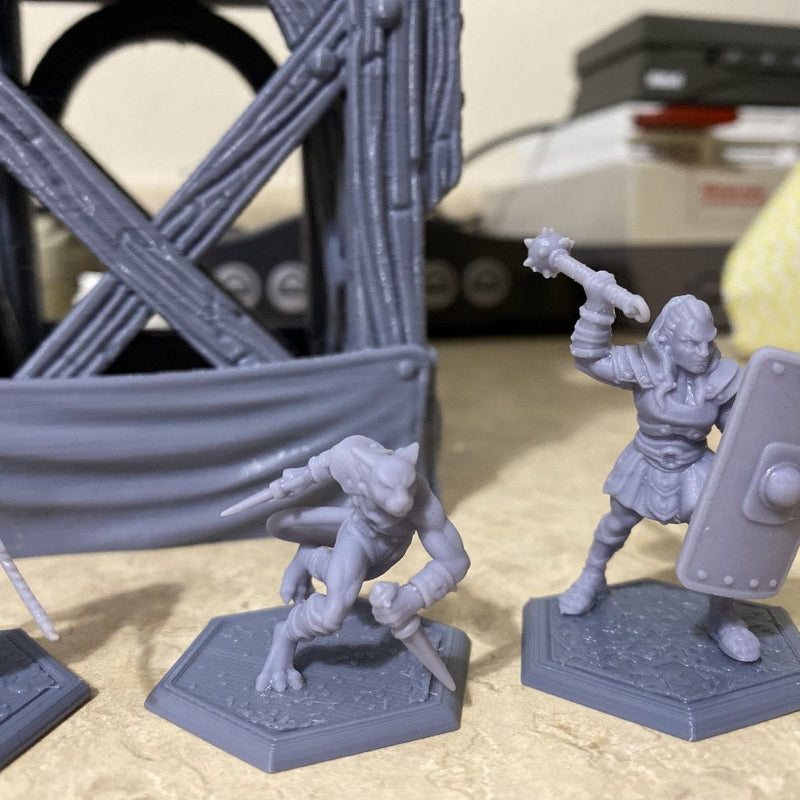 Goliath Gladiatrix – Vae Victis 3D printed tabletop miniature