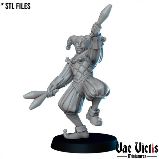 Court Jester – Vae Victis 3D printed tabletop miniature
