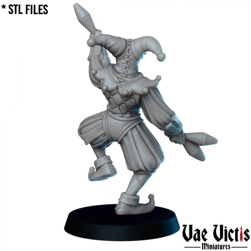 Court Jester – Vae Victis 3D printed tabletop miniature