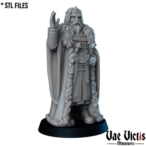 The King – Vae Victis 3D printed tabletop miniature