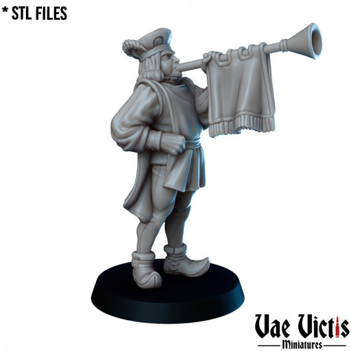 Trumpet Blower – Vae Victis 3D printed tabletop miniature