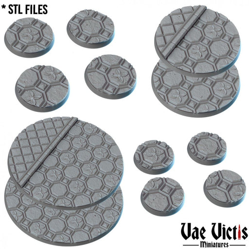 Royal Bases – Vae Victis 3D printed resin miniature bases