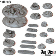 Desert Bases – Vae Victis 3D printed resin miniature bases