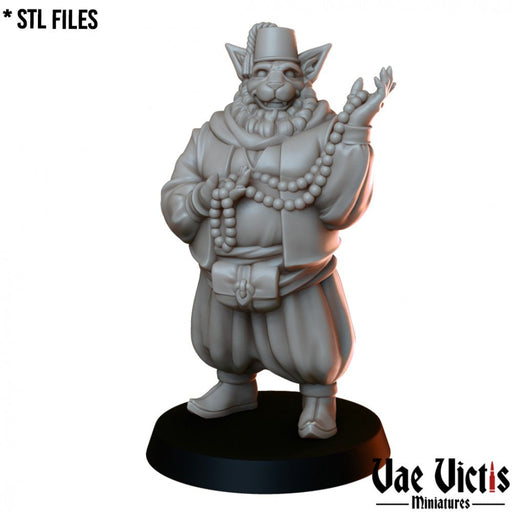 Tabaxi Merchant – Vae Victis 3D printed tabletop miniature