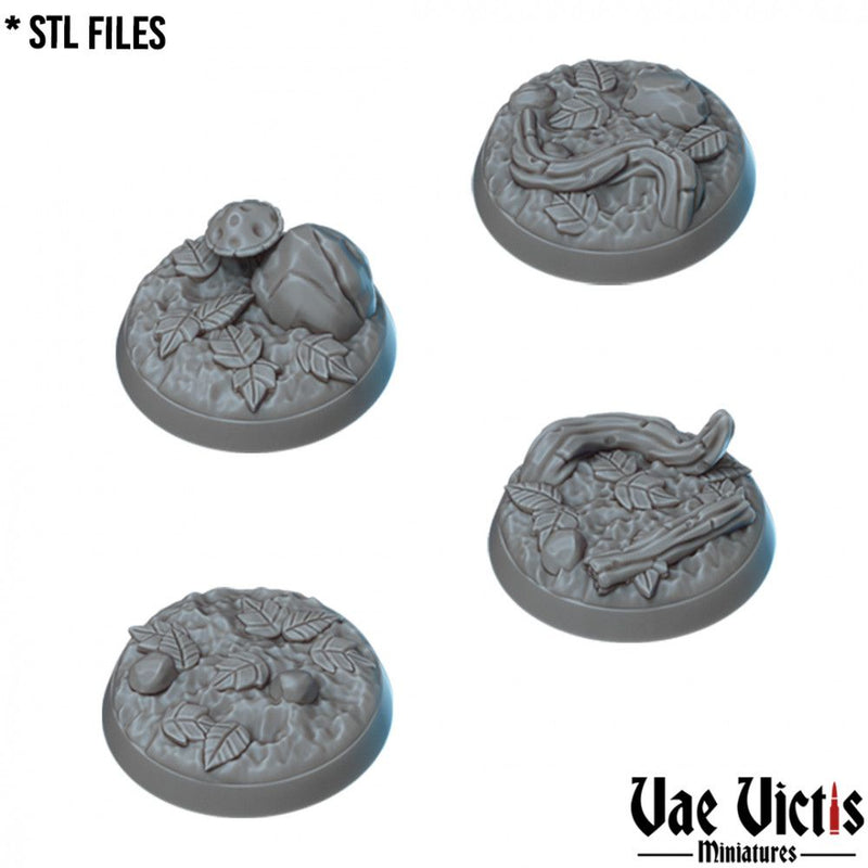 Forest Bases – Vae Victis 3D printed resin miniature bases