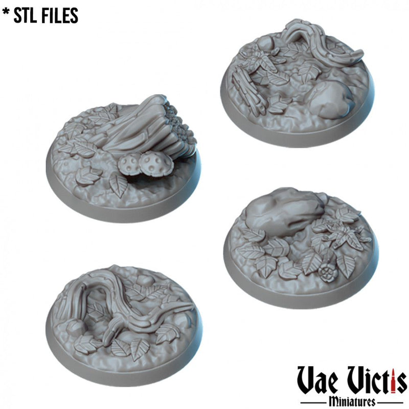 Forest Bases – Vae Victis 3D printed resin miniature bases