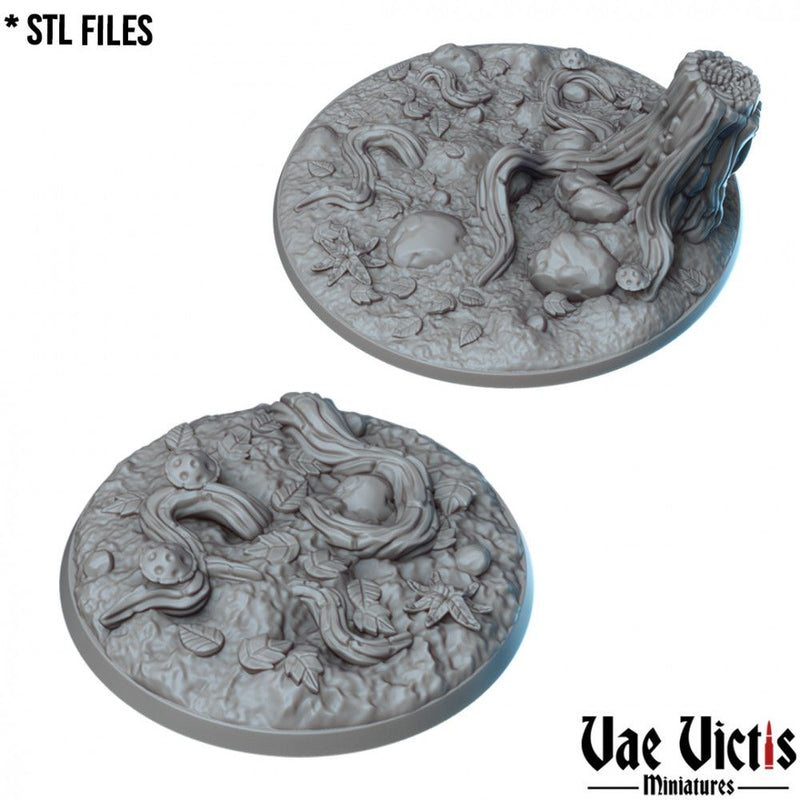 Forest Bases – Vae Victis 3D printed resin miniature bases