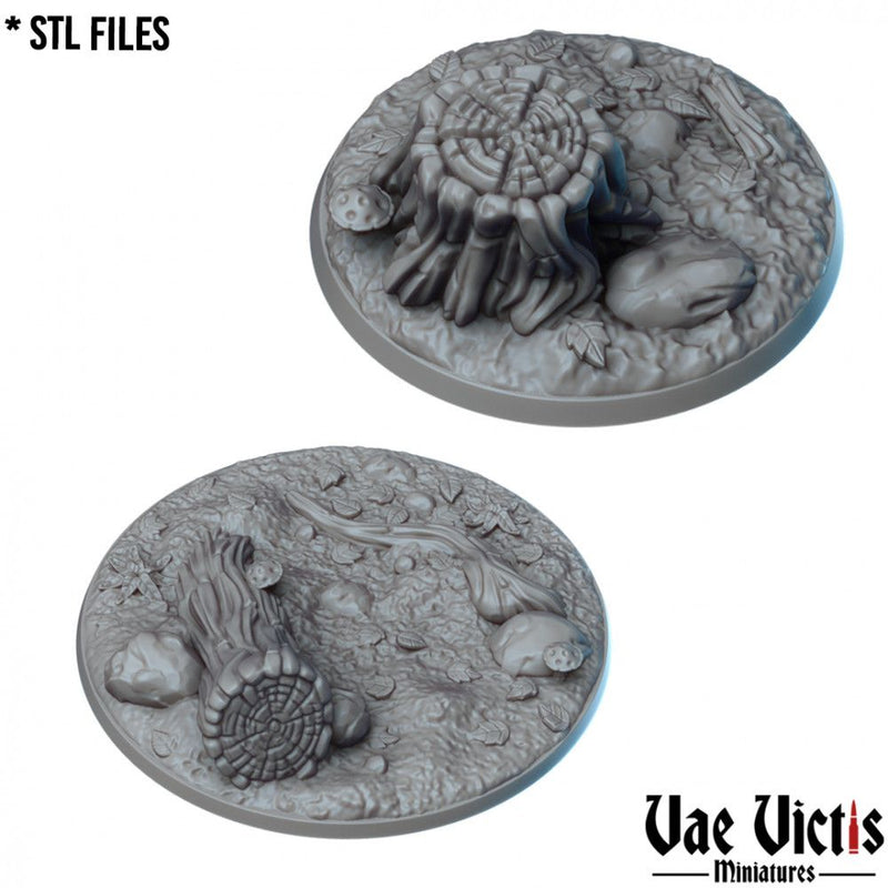 Forest Bases – Vae Victis 3D printed resin miniature bases