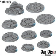 Gothic Bases – Vae Victis 3D printed resin miniature bases