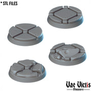 Gothic Bases – Vae Victis 3D printed resin miniature bases