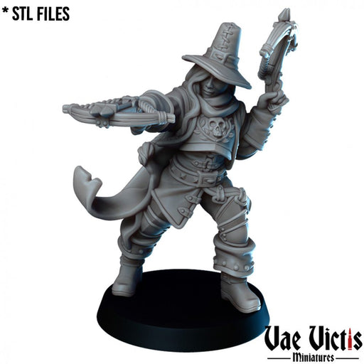 Witch Huntress – Vae Victis 3D printed tabletop miniature